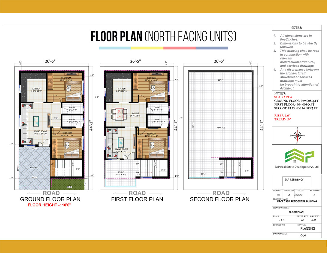 Floor Plan North